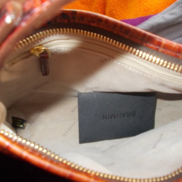 Brahmin New Authentic Pecan Brown Handbag - Picture 6 of 9